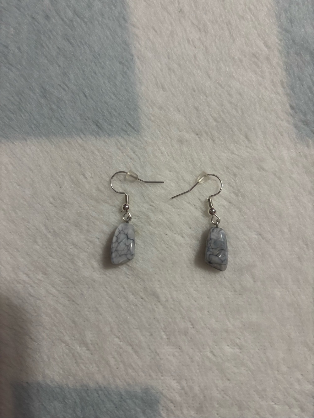Never Worn Handmade Stone Earrings